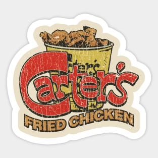 Carter's Fried Chicken 1968 Sticker